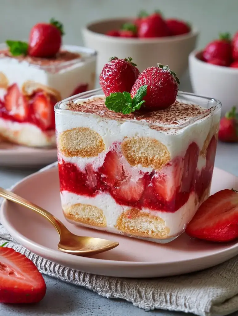 strawberry tiramisu recipe recipeCard1