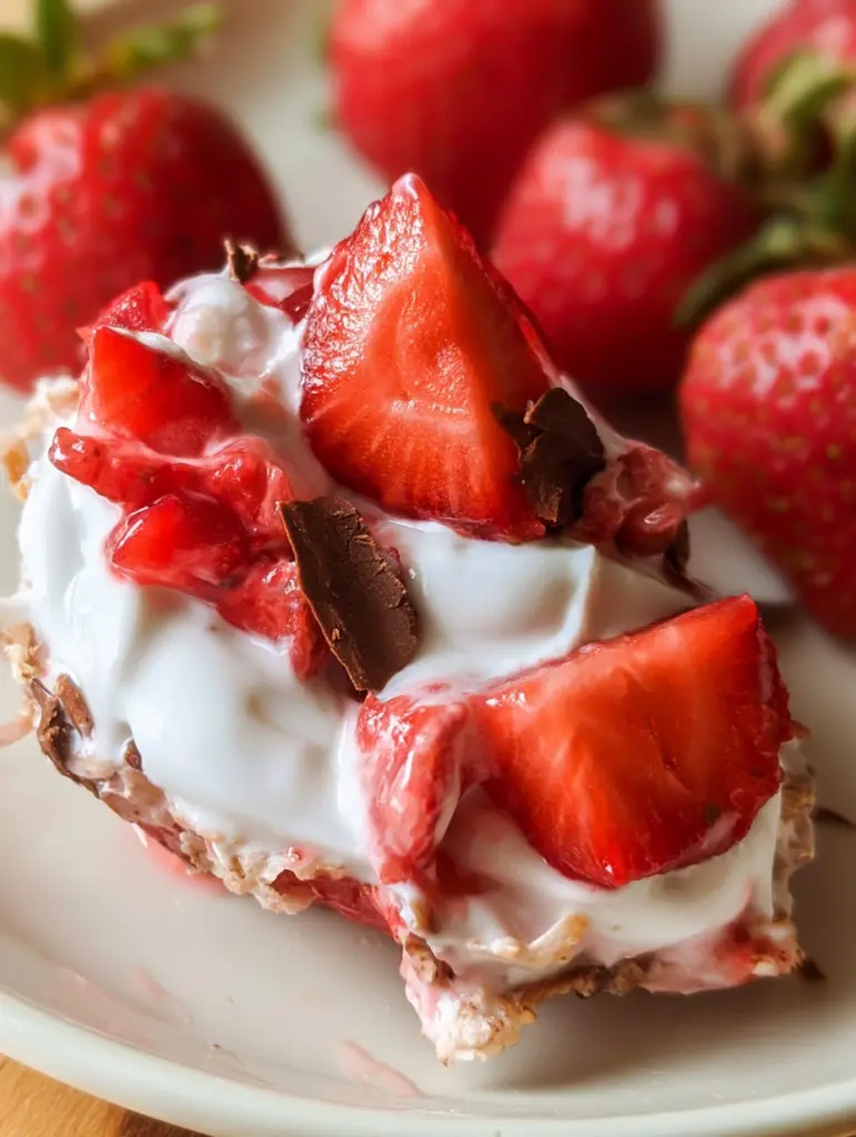 strawberry yogurt clusters recipe recipeCard1