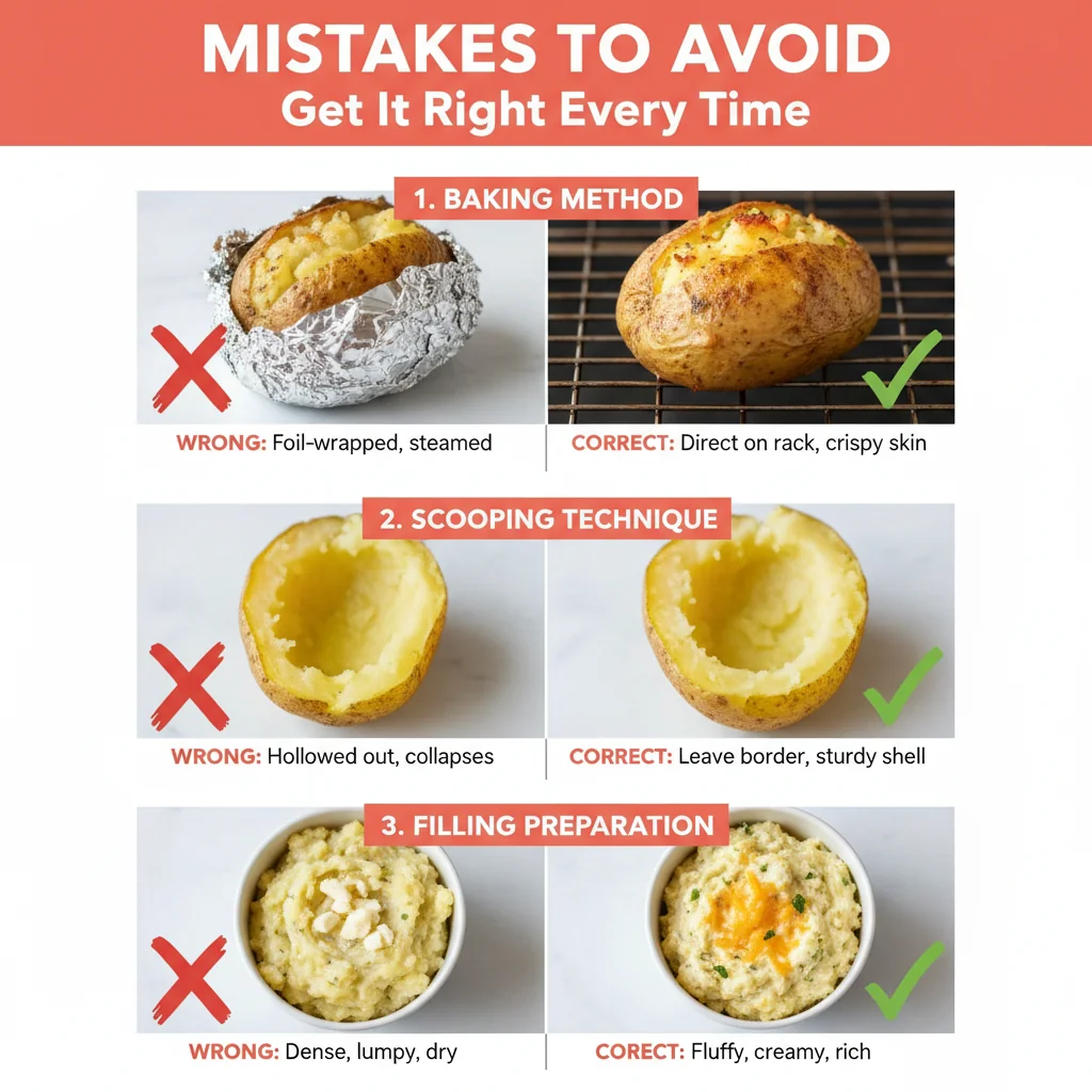 stuffed baked potatoes recipe common mistakes