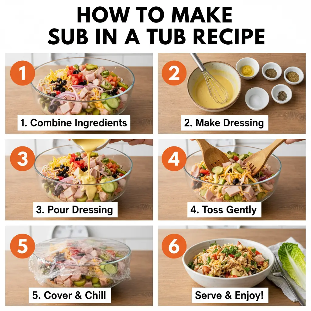 How to make sub in a tub recipe
