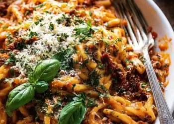 sun dried tomato pasta recipe featured