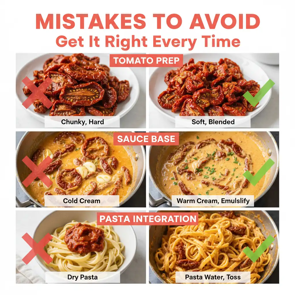 sun dried tomato pasta recipe common mistakes