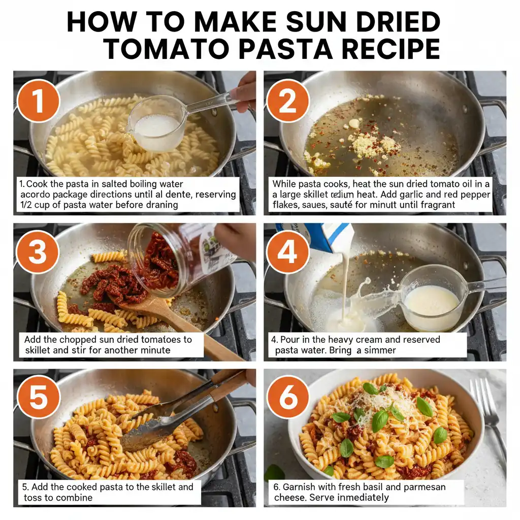 How to make sun dried tomato pasta recipe