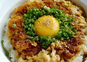 tonkatsu rice bowl recipe featured