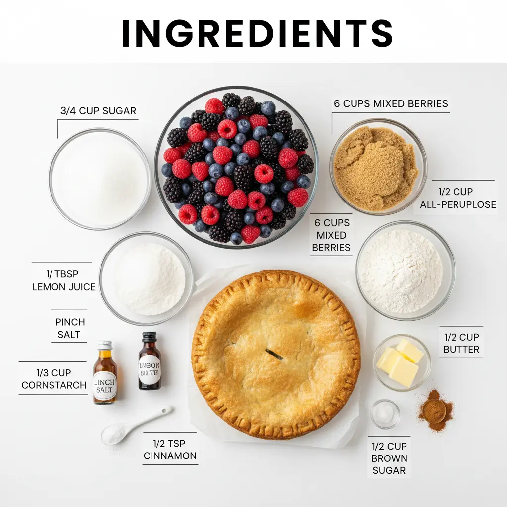 triple berry pie recipe ingredients