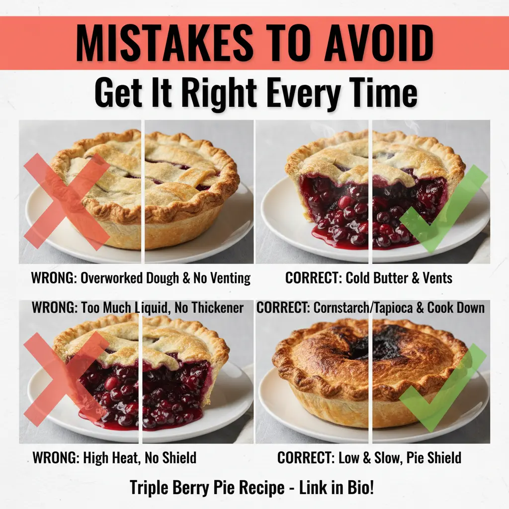 triple berry pie recipe common mistakes