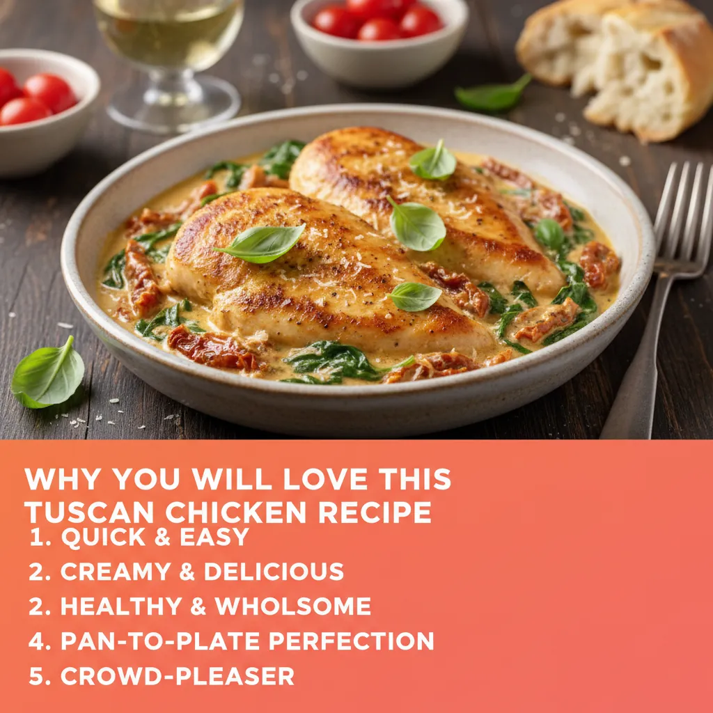 Why you'll love tuscan chicken recipe