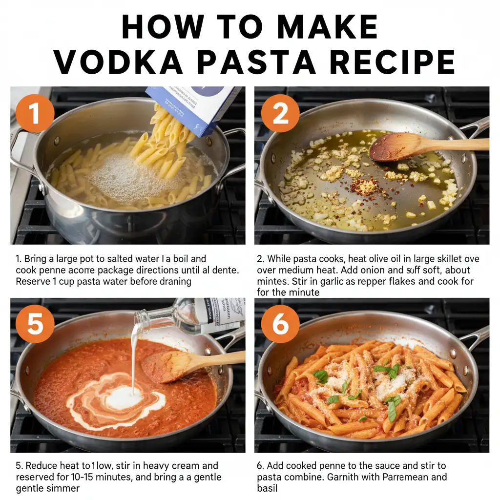 How to make vodka pasta recipe