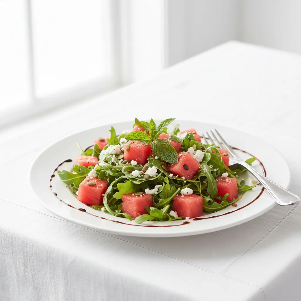 Why you'll love watermelon arugula salad