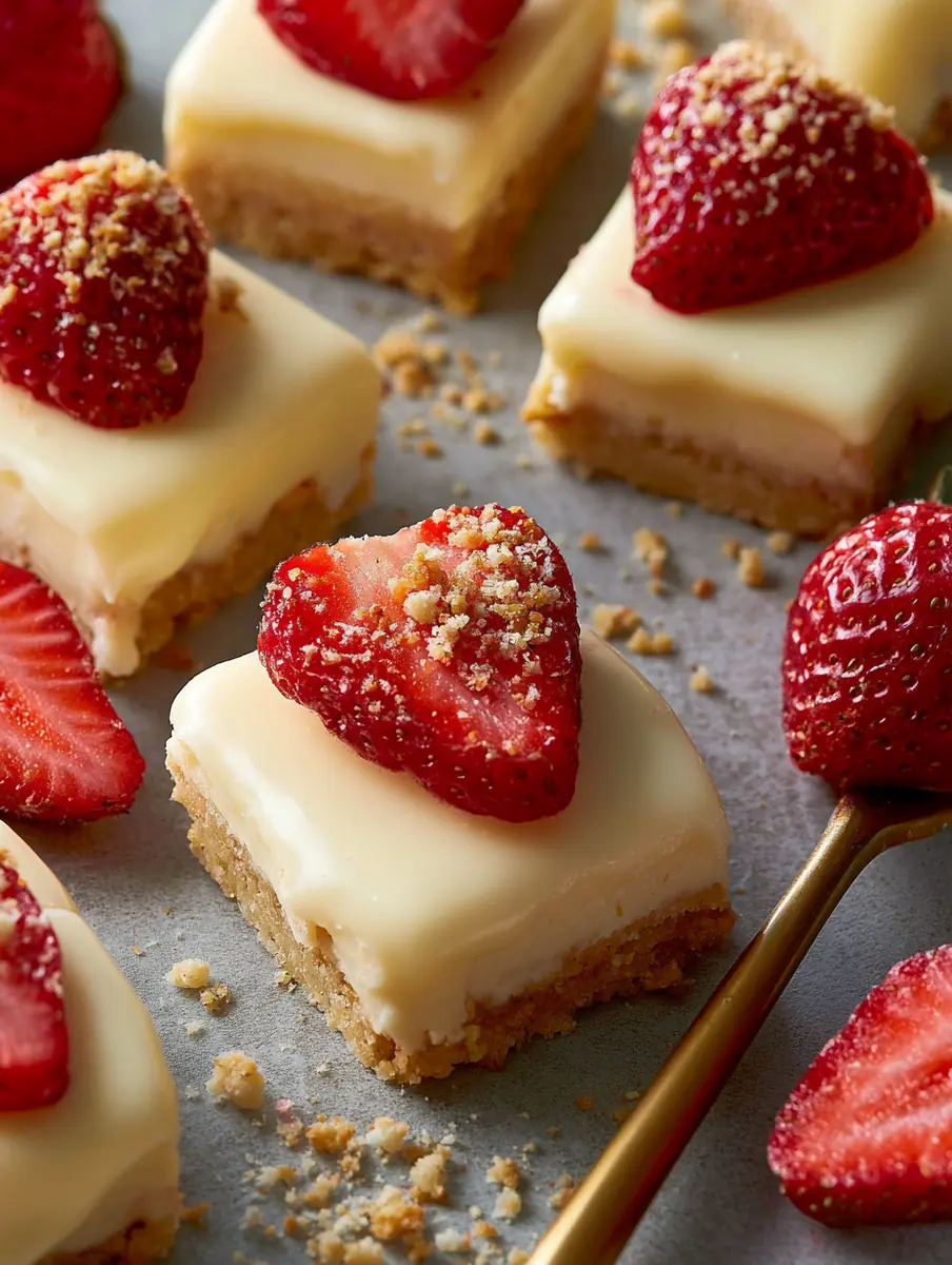 Why you'll love white chocolate strawberry cheesecake bars