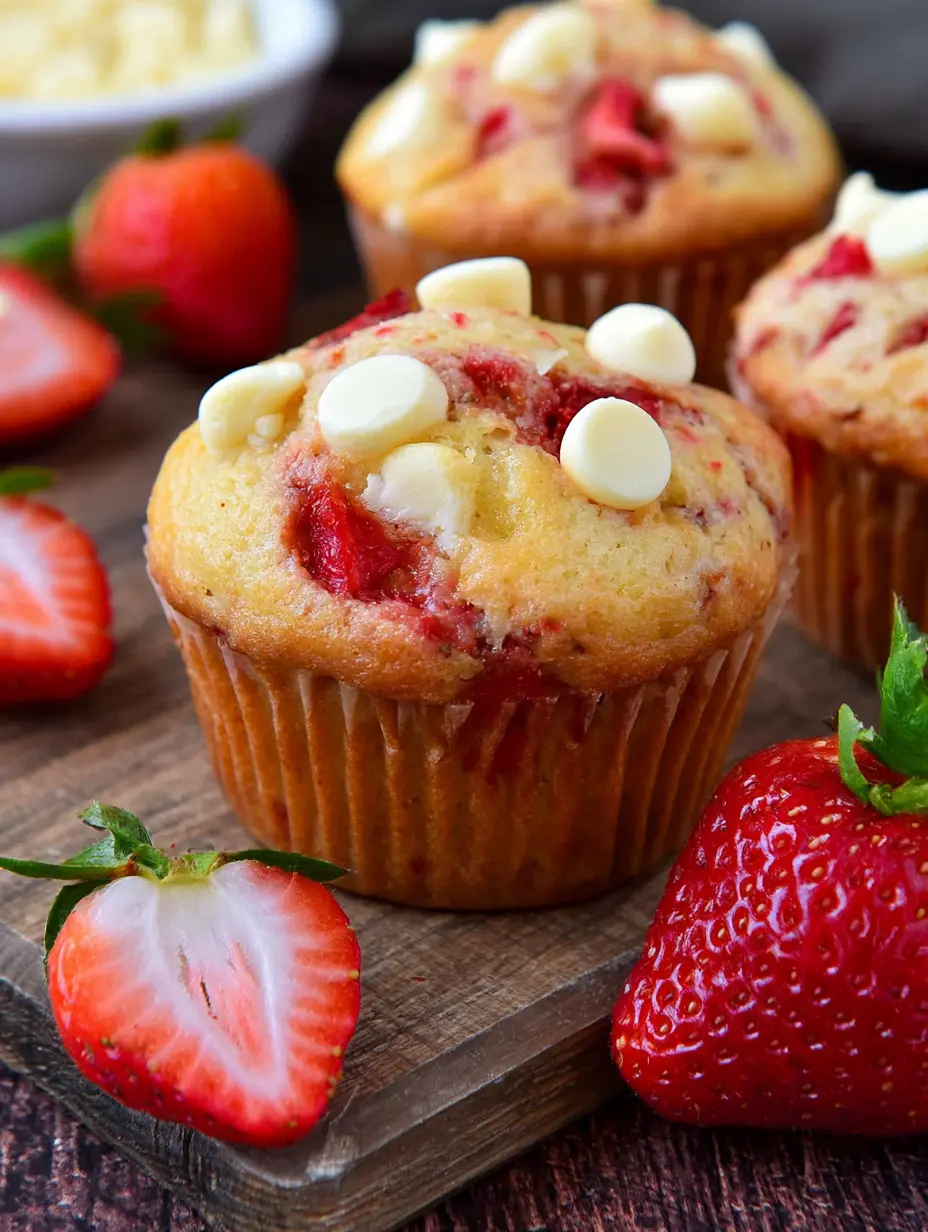 Why you'll love white chocolate strawberry muffins recipe